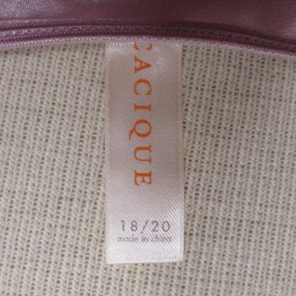 Cacique Chemise Top Light Pink Lilac 18/20 2X NWT Summer Sexy Lingerie Honeymoon - Picture 7 of 10